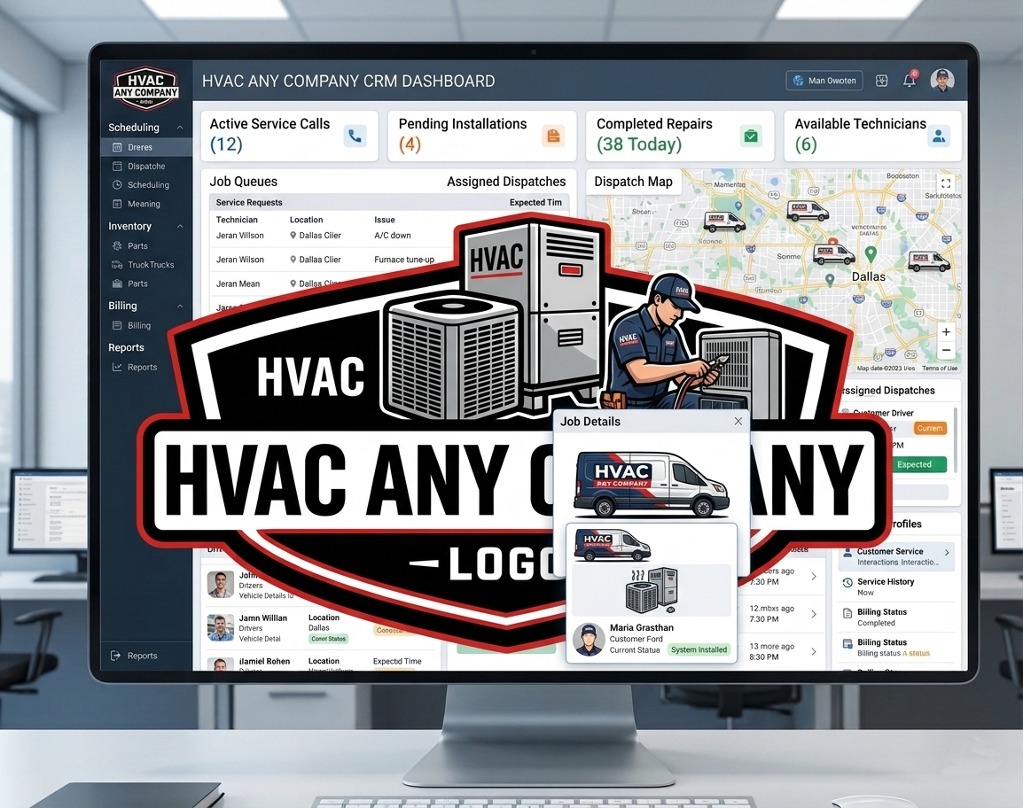 MasterTech Pro HVAC CRM preview (template coming soon)